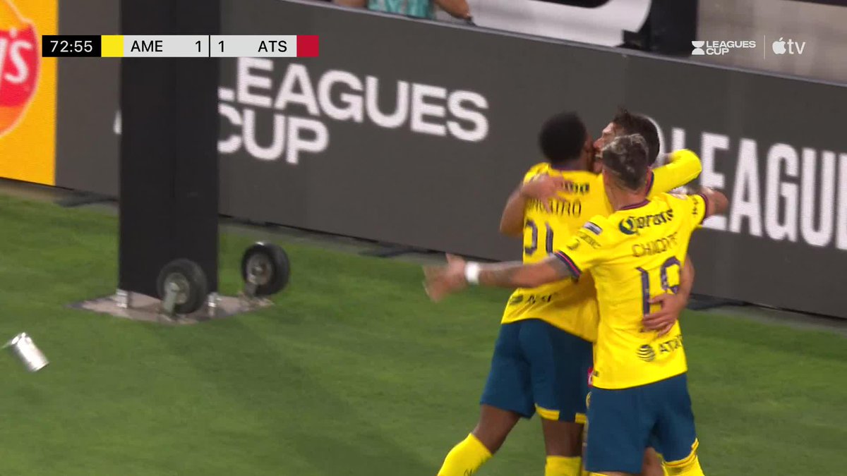 La jugada de Javairô 🤩 La definición de Henry 😮‍💨 Golazo del Ame para recuperar la ventaja ante Atlas ⚽️ Watch free on Apple TV ➡️
