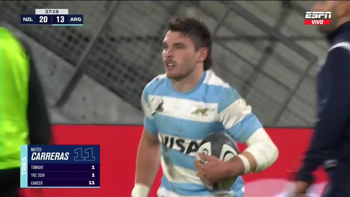 Conectadísimo SIEMPRE Mateo Carreras. #NZLvARG
