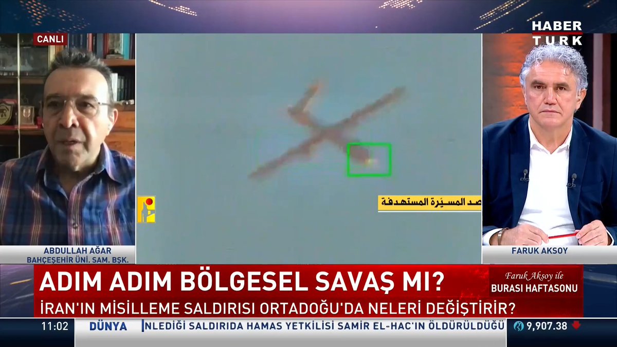 Adım adım bölgesel savaş mı? İran'ın misilleme saldırısı Orta Doğu'da neler değiştirir? #BurasıHaftasonu'nda Faruk Aksoy sordu; BAU SAM Başkanı Abdullah Ağar yanıtladı.