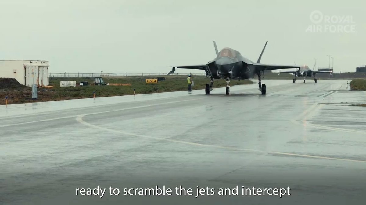 Launching Operation Masterer! ✈️ Listen to Officer Commanding 617 Squadron, Wing Commander Campbell, as he explains their premier NATO air policing mission out in Iceland for the next month. 🇮🇸