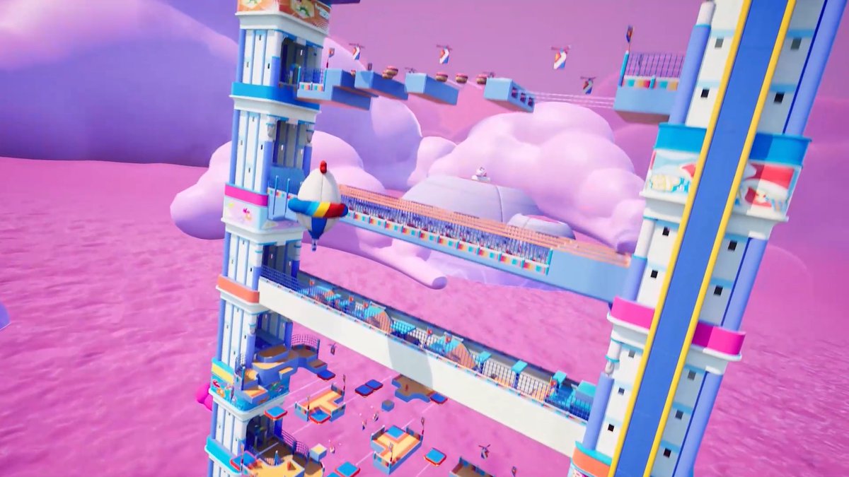 You’ve heard of TILTED TOWERS Now get ready for… TUMBLE TOWERS 🏝️: 1985-3300-5865