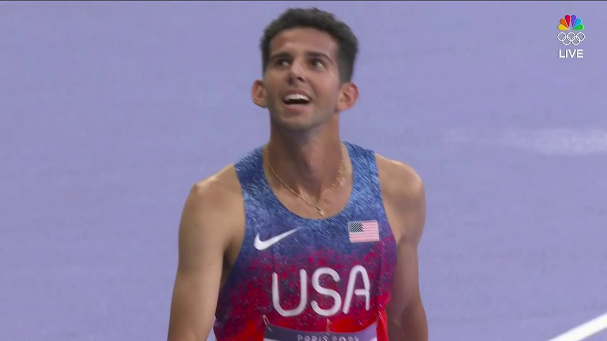 Grant Fisher does it again! He becomes the first American man to medal in both the 5000m and 10,000m in an Olympic Games. #ParisOlympics 📺 NBC &amp; Peacock