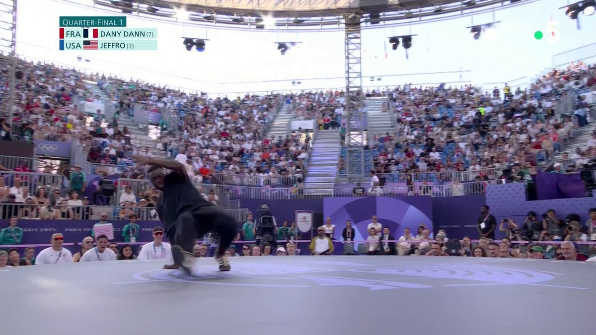 #Paris2024 | 🔥🇫🇷 DANY DANN EN DEMI-FINALE ! Le Français s'impose contre l'Américain Jeffro dans un duel de haut niveau ⚡️ 📺 Suivez les JO en direct :