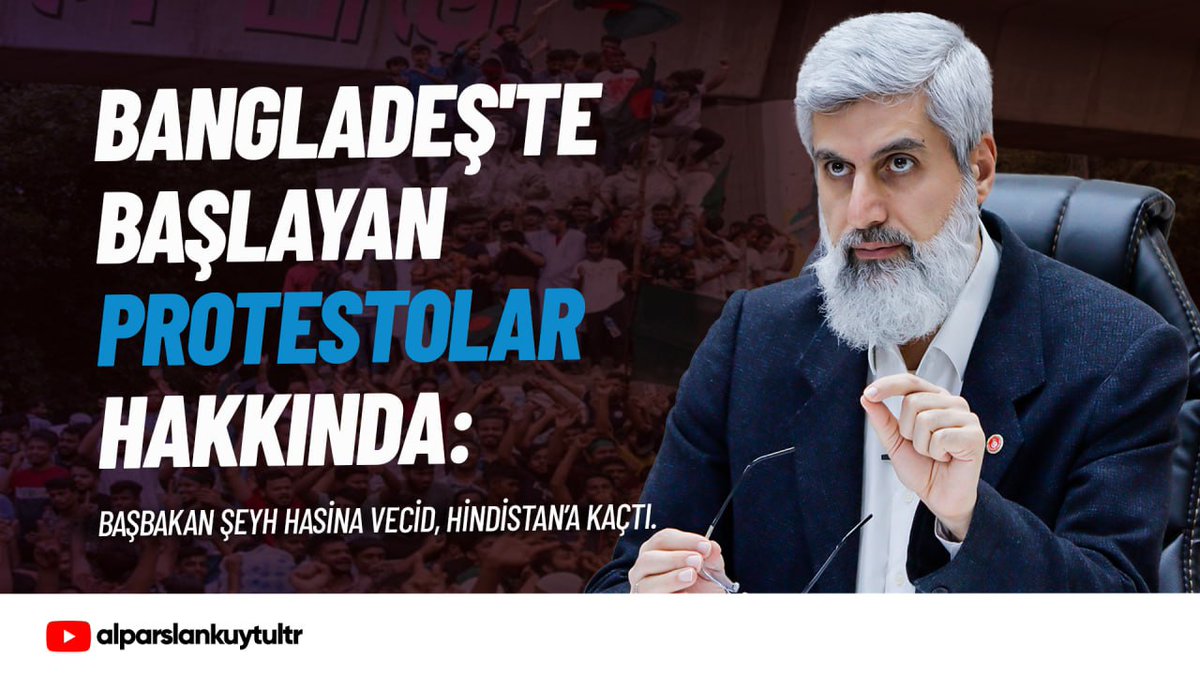SORU - CEVAP | Bangladeş'teki protestolar sonucunda İslam düşmanı Başbakan Şeyh Hasina Vecid'in Hindistan'a kaçması hakkında: Her diktatörün sonu budur. Nice diktatörler bu şekilde rezil rüsva bir şekilde ölüp gittiler, kaçmak zorunda kaldılar. İnşallah bu zalimi, bu diktatörü Müslüman insanlar devirmiştir ve yerine de inşallah adaletli bir nizam kurarlar. Allah oradaki Müslümanların yardımcısı olsun.