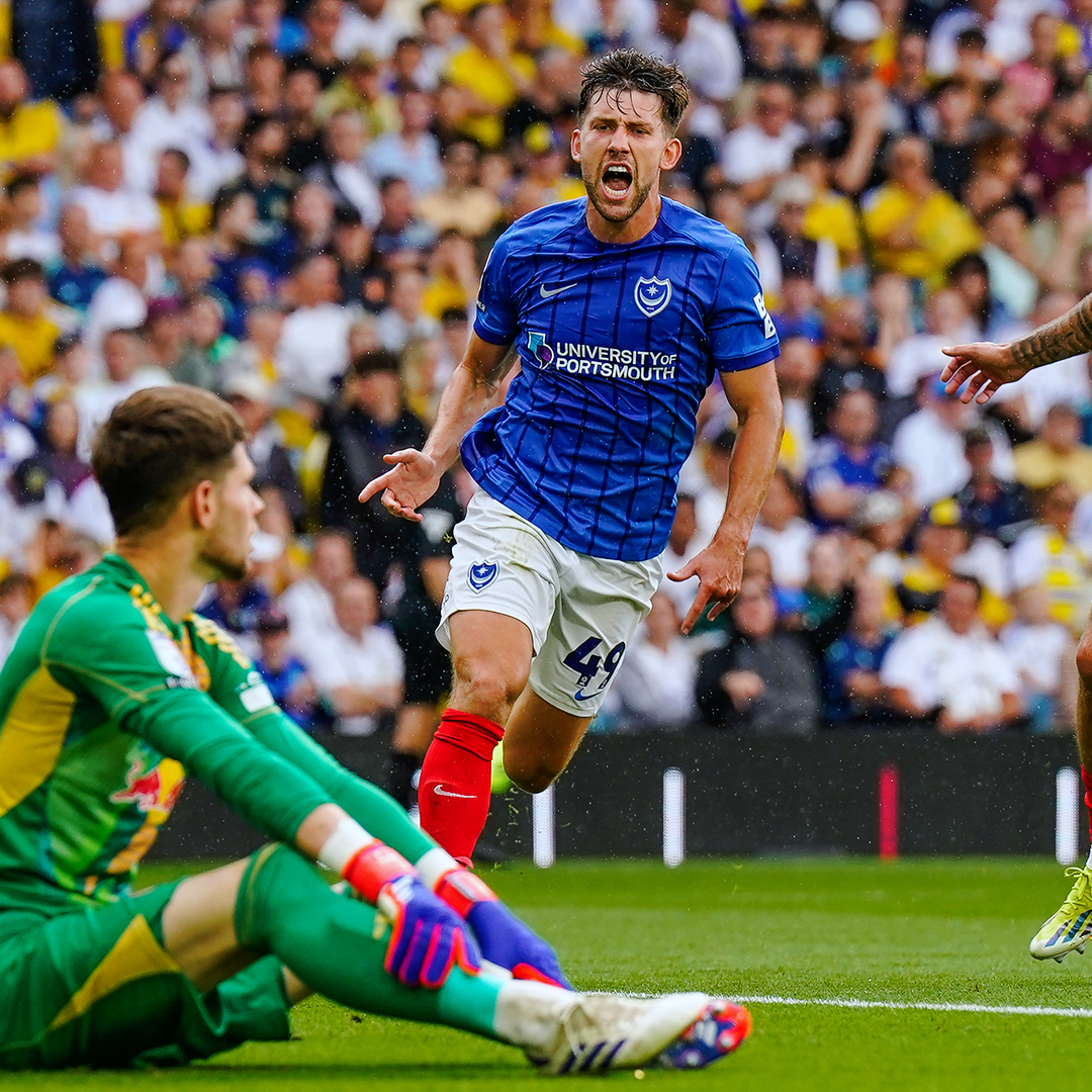 HIT. 🚀 @callumlang19 // #Pompey