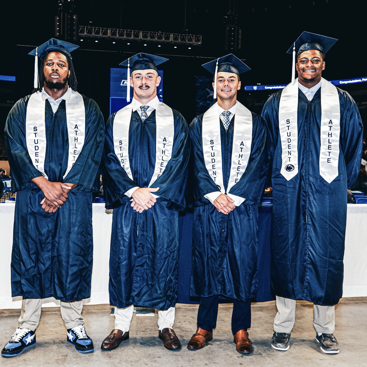 STUDENT-Athletes 🎓 Hakeem Beamon 🎓 Tyler Elsdon 🎓 Mitchell Groh 🎓 Gabe Nwosu #WeAre x Penn State