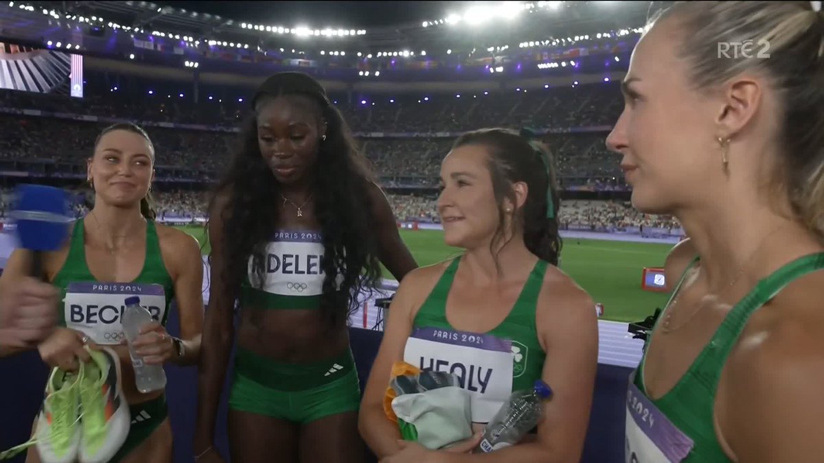 Paris 2024: "This team belongs in major finals." Tears and pride from Ireland's women's 4x400 relay team after a performance to remember in the Olympic final 📺 Live on RTÉ2 and @RTEPlayer 📱 Updates #Paris2024 #Olympics