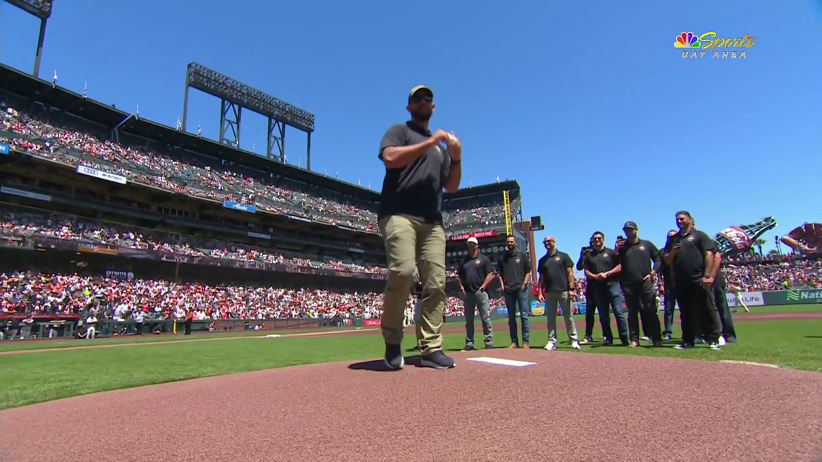 A MadBum-to-Posey first pitch is everything 🥹