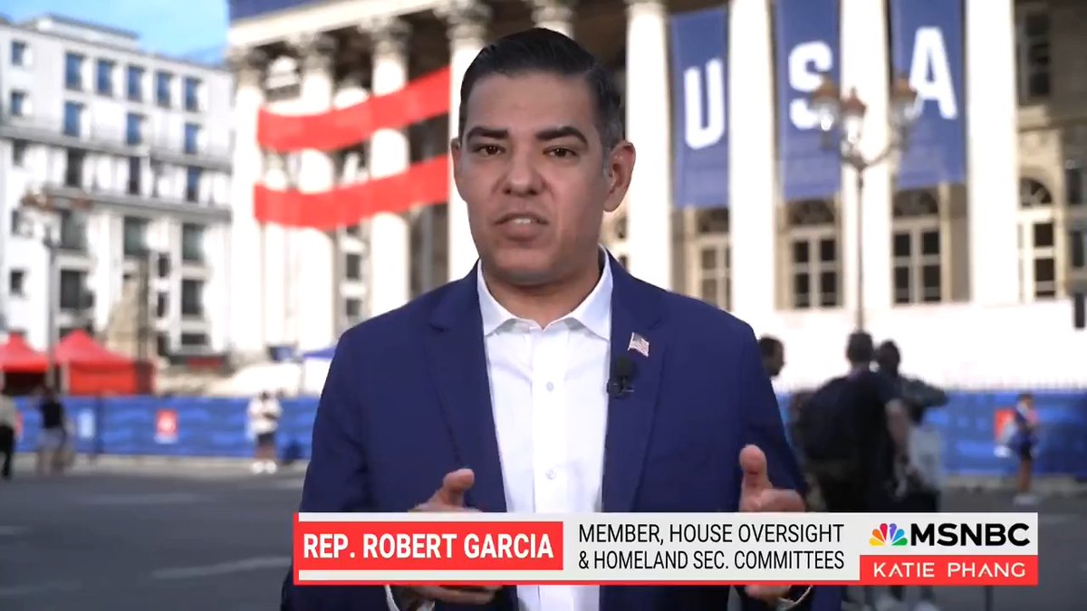 Rep. Robert Garcia: Vice President Harris is now beating Donald Trump in key swing states. There are a lot of reports that Trump is not taking the news well. You know that he is going absolutely bonkers. It’s driving him crazy that Kamala Harris and Tim Walz are resonating with the American public