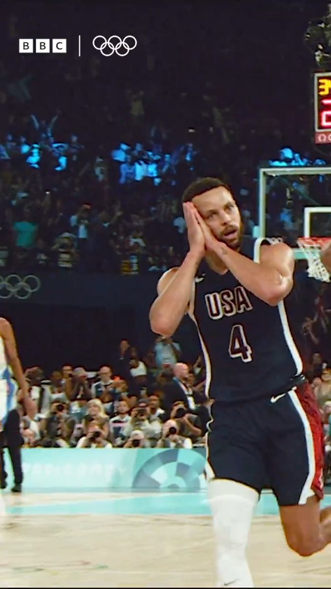 A Steph Curry masterclass in the Olympic final. 🏀⭐️ #Paris2024 #BBCOlympics