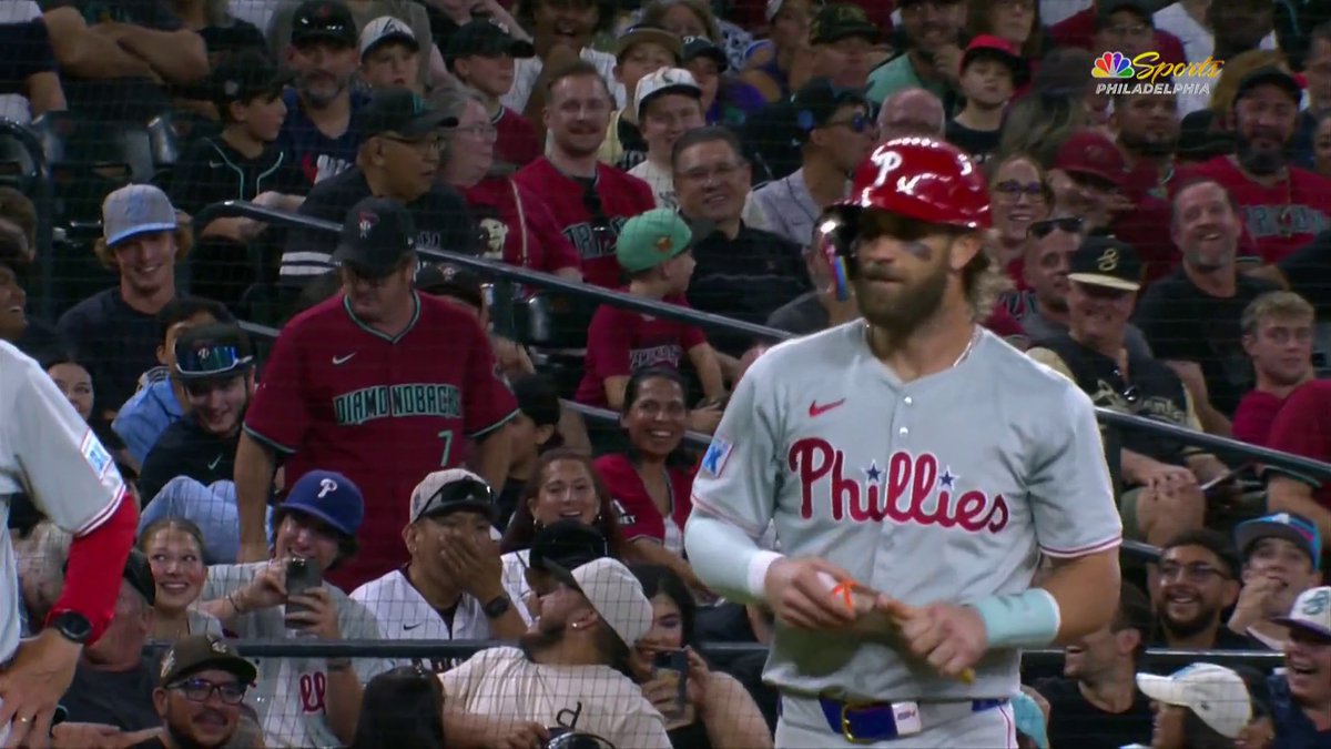 If history has shown us anything ... heckling Bryce Harper is probably not the best idea 😤
