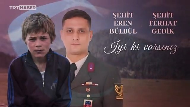 Vatan uğruna canlarını feda eden şehit #FerhatGedik ve #ErenBülbül... 🇹🇷Türkiye sizi unutmayacak.