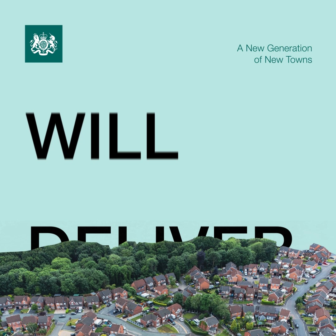 We’ve kickstarted plans for a new generation of towns 🏡 This means thousands more affordable homes across the country 📌
