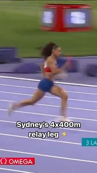Watching Sydney McLaughlin-Levrone split 47.7 during the Olympic 4x400m relay never gets old 🐐 #ParisOlympics