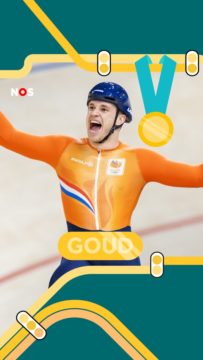🤯 Hij doet het! Harrie Lavreysen doet het! Hij pakt de hattrick in het baanwielrennen. Goud 🥇 op de sprint, teamsprint en de keirin. #olympischespelen #lavreysen #baanwielrennen #nossport
