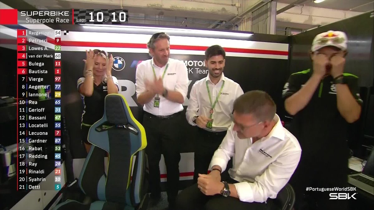 Toprak Razgatlıoğlu, arka arkaya 12. yarışını kazandı. • Razgatlıoğlu, Superbike'ta arka arkaya en çok yarış kazanan isim oldu.
