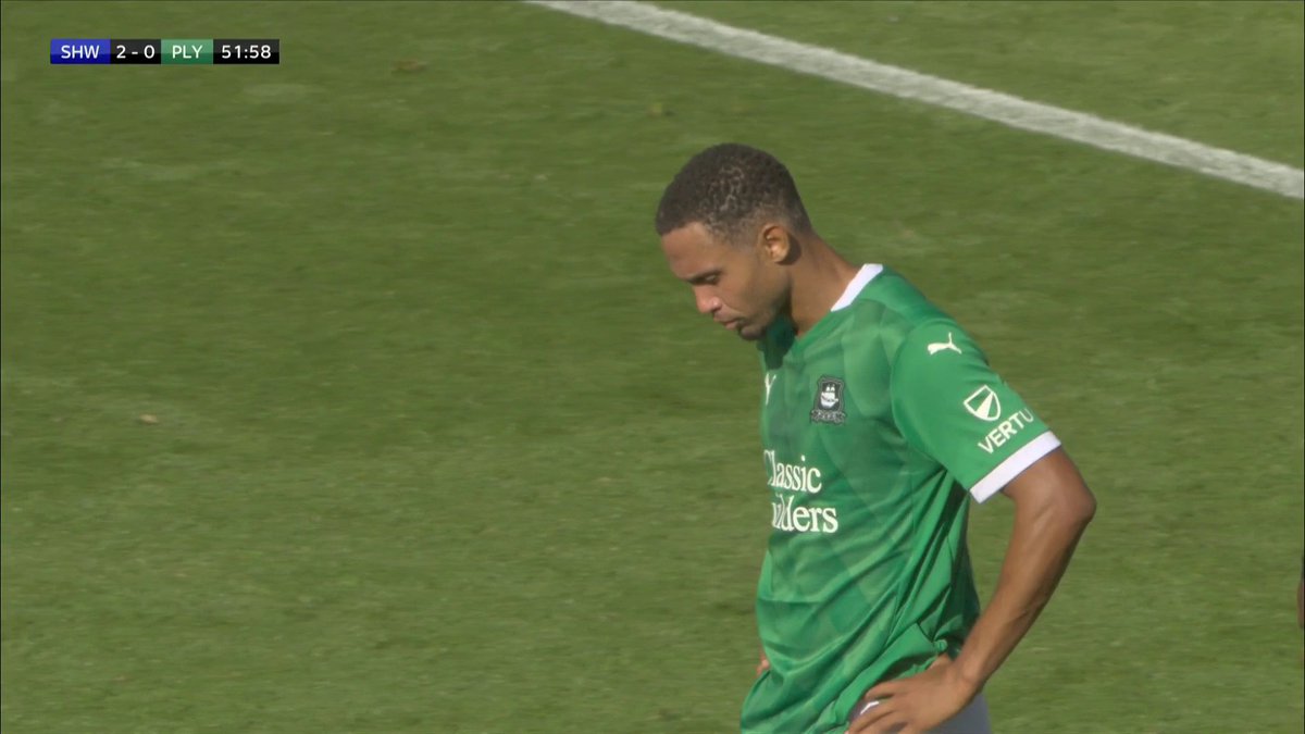 It's an own goal from Plymouth's Brendan Galloway 😬 A dream for Sheffield Wednesday. A disaster for Plymouth Argyle.