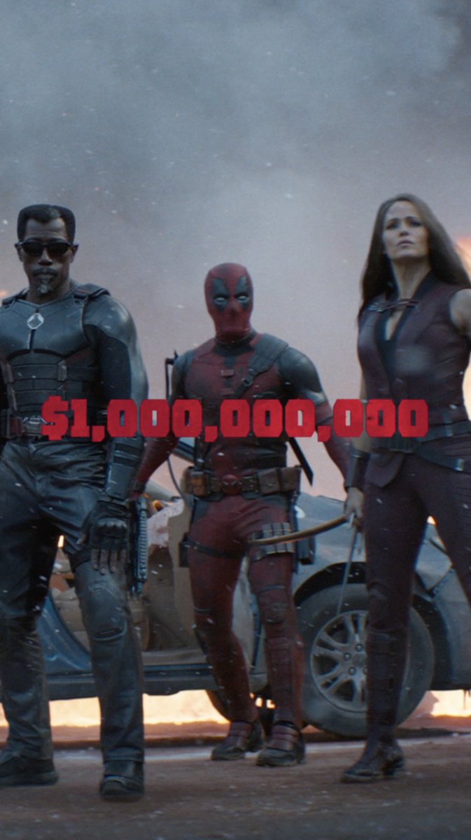 That's billion with a B. #DeadpoolandWolverine ❤️💛