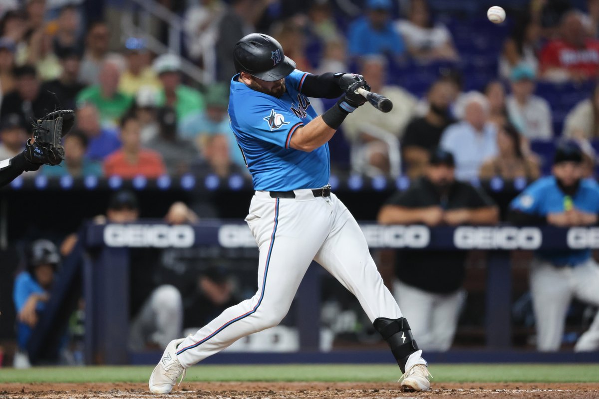 Jake Burger now has 12 HR since the All-Star break, the most in MLB 😲