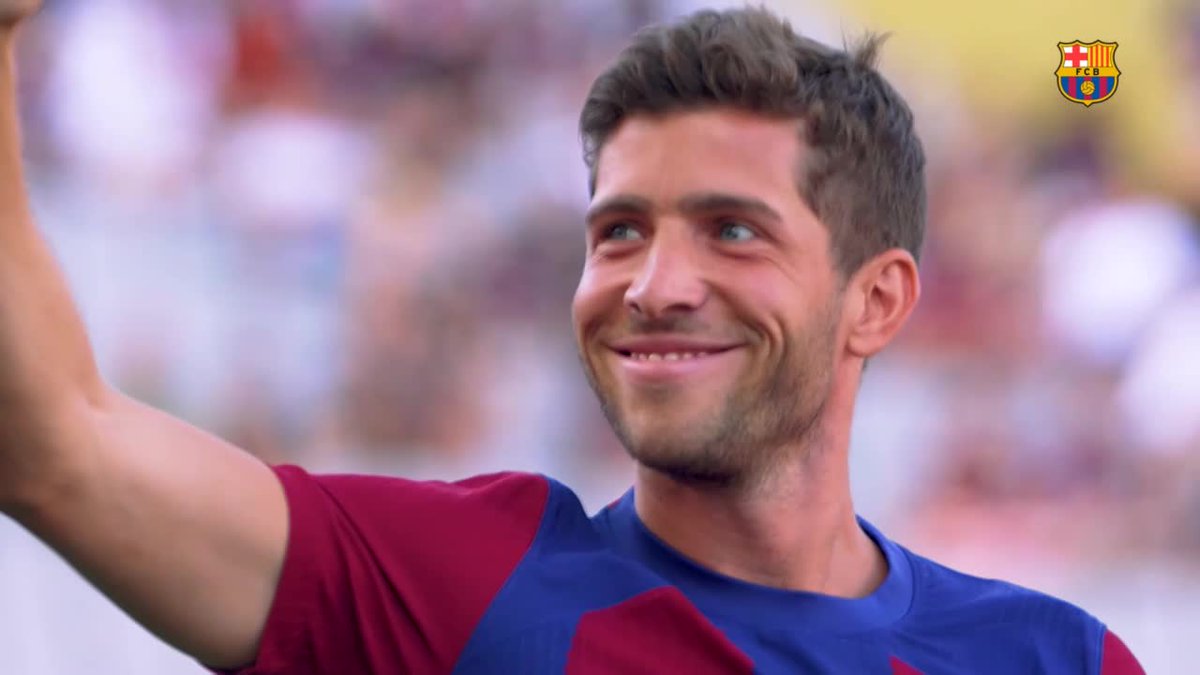 A culer for life. Thank you Sergi, see you soon! 💙❤️