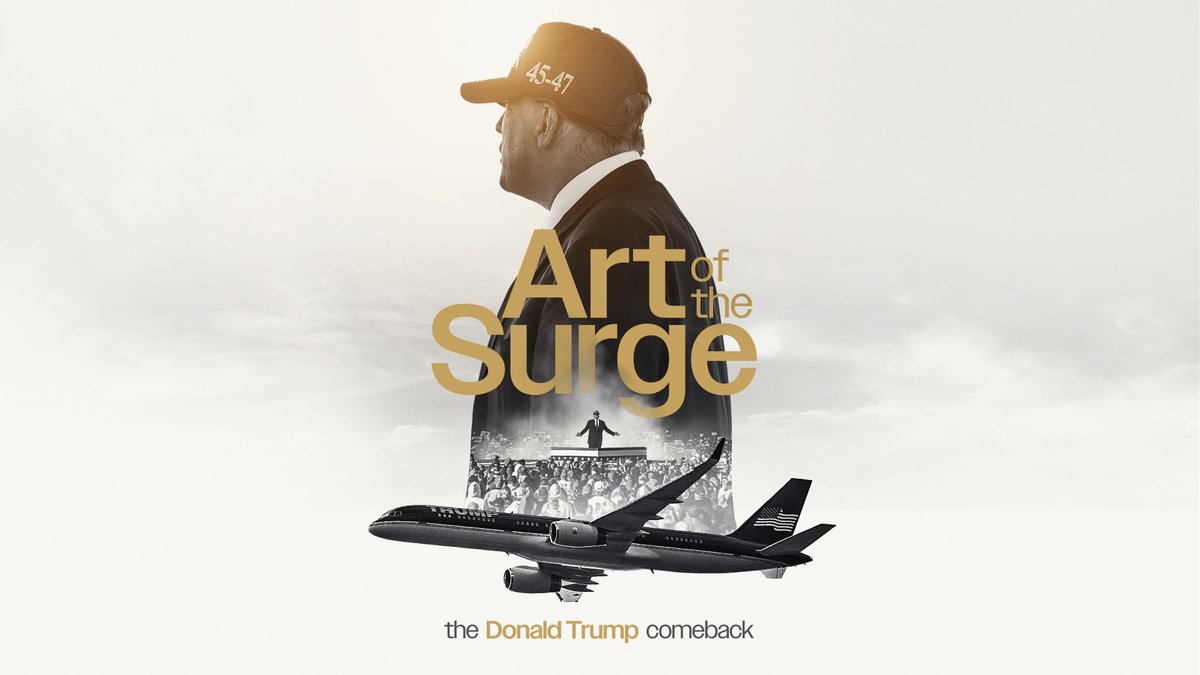 At a time when corporate media and foreign governments are suppressing the truth, we're taking you closer to it. Our new, independent documentary series is the most honest look at the world of Donald Trump, taking you into his inner circle and campaign. Here's a first look at what you'll see backstage, inside the meetings, and experience what we captured just feet away from President Trump in Butler. "ART OF THE SURGE: The Donald Trump Comeback"