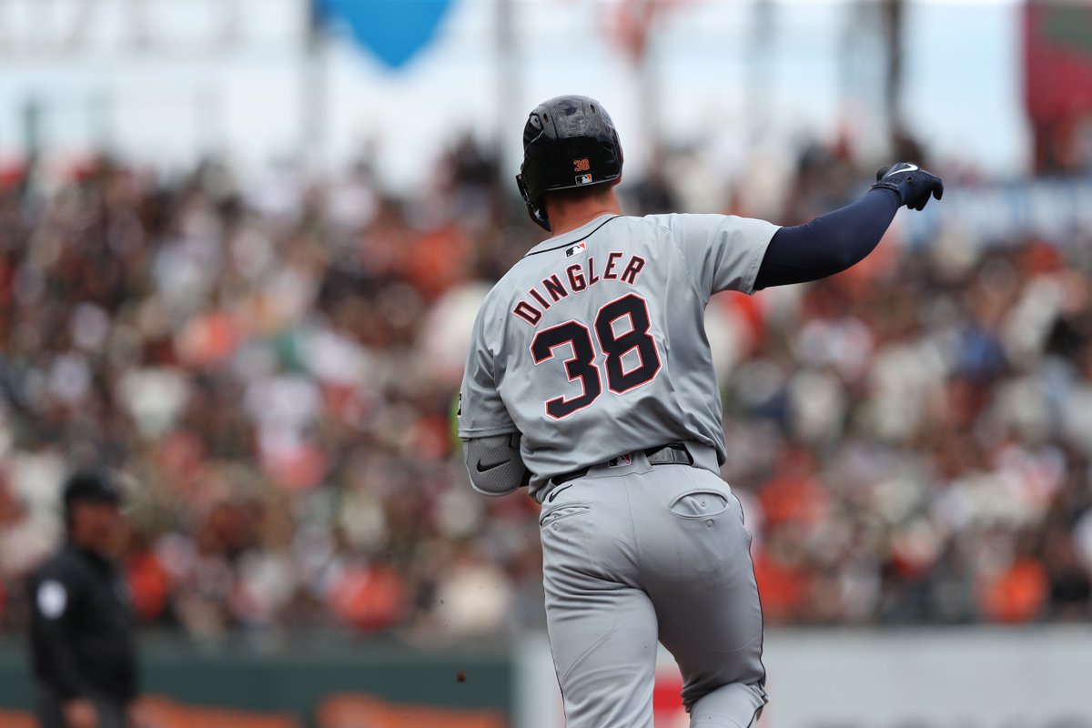 Dillon Dingler's first career dinger! 💪
