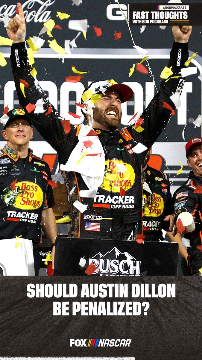 Fast Thoughts with Bob Pockrass after Richmond: "Should Austin Dillon be penalized or is it all fair when going for a spot in the playoffs?"