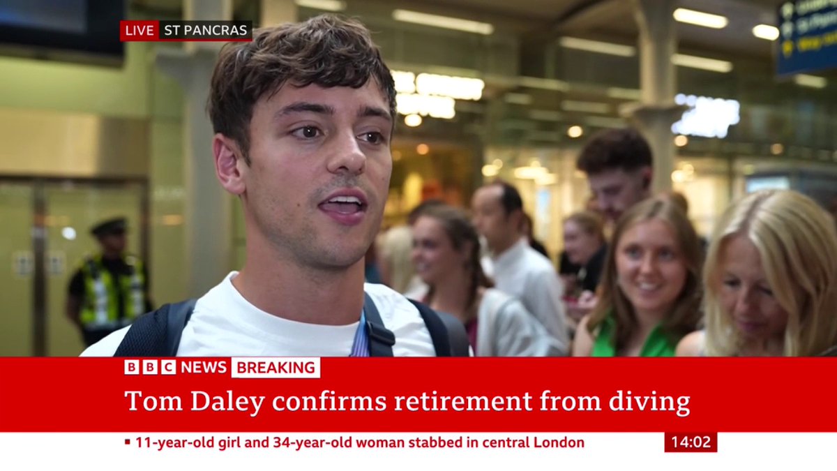 This is an emotional watch! Tom Daley spoke to the BBC moments after announcing he will retire from diving. #BBCOlympics #Olympics #Paris2024
