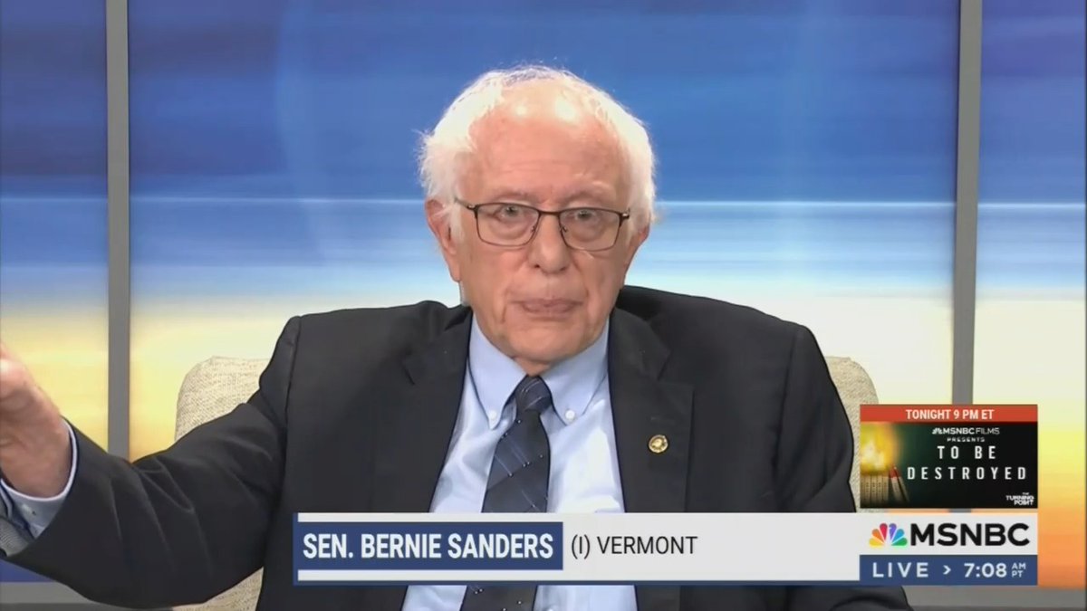 Sen. Bernie Sanders: If Trump wants to attack Kamala Harris and Tim Walz because they believe health care is a human right, go for it, Donald Trump. Every time you open your mouth on that issue you are going to lose more and more support in America