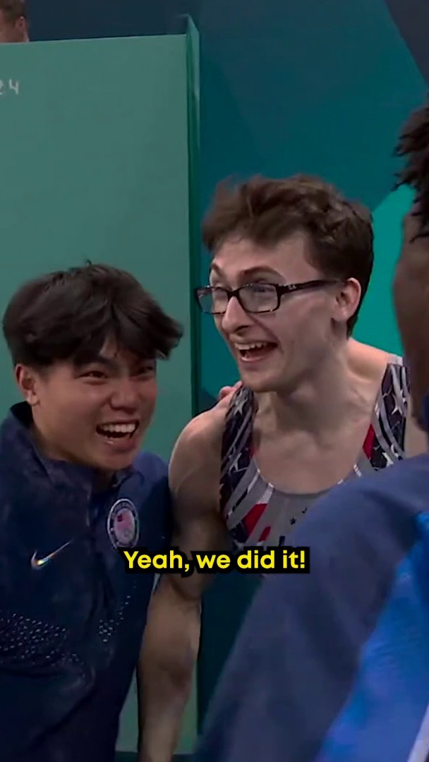 SOUND UP to hear these iconic moments from USA Gymnastics' first medal in men's team all-around since 2008. #ParisOlympics