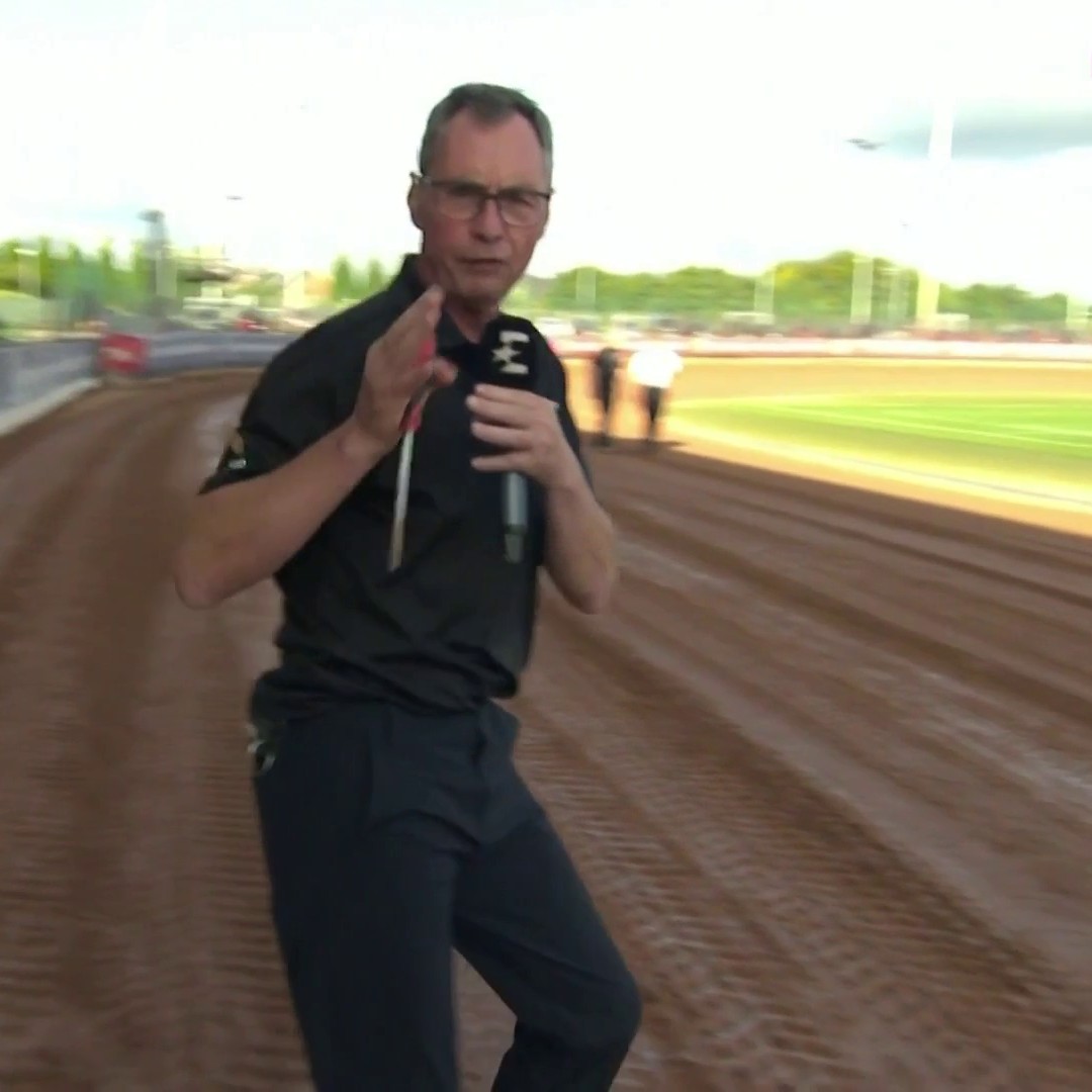 Kelvin makes his way to the start line as Belle Vue Speedway take on King's Lynn Speedway 💥 📺 Watch the action live on Eurosport and discovery+ UK Official British Speedway | #BELKLY | #britishspeedway | Kelvin Tatum MBE