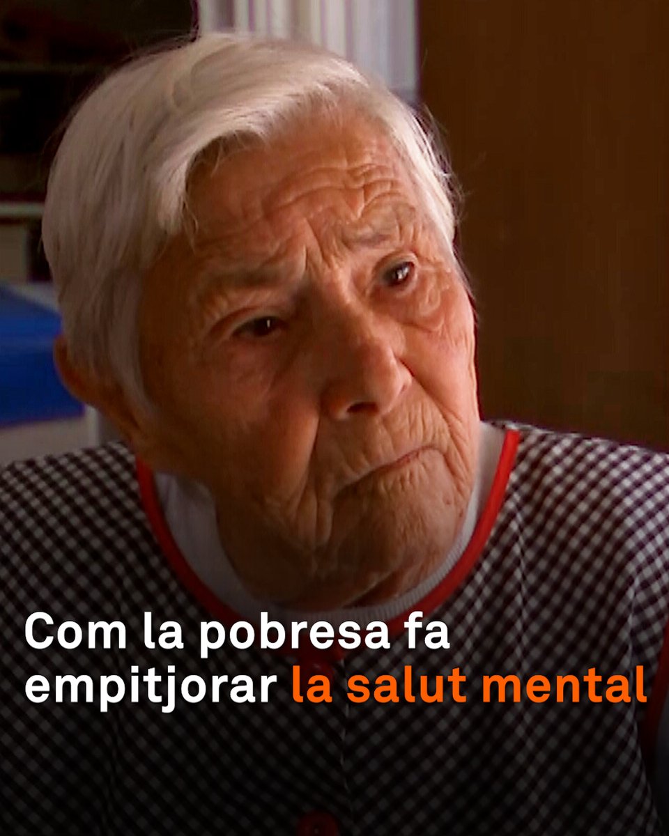 "No dormo." Amb 92 anys, l'Ángeles pateix per arribar a final de mes. Viu a Torre Baró. La Desirée viu amb els fills en un pis ocupat a Ciutat Meridiana i té ansietat: "Somio que ens fan fora." Als barris més pobres, la salut mental és pitjor