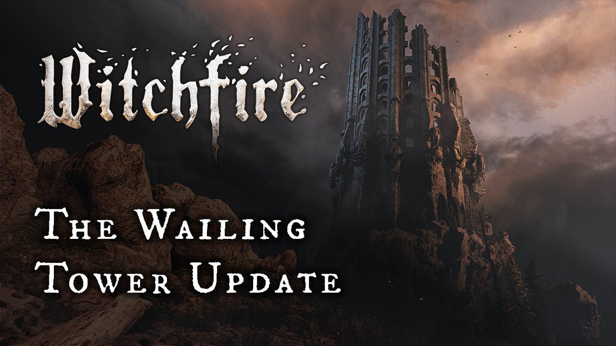 The Wailing Tower, a new big update for #Witchfire Early Access, releases August 14th. 🔷 New Map: Island of the Damned 🔷Prophecies and Corrupted Arcana 🔷New Weapons and Spells 🔷Fallen Preyer Summons Stay tuned for the big reveal on the release day. Here is a teaser of things to come...