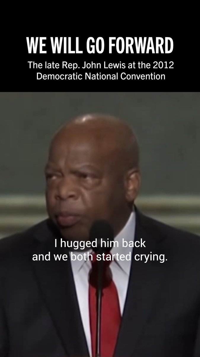 Just as the late Rep. John Lewis said, we’re not going back! 💙