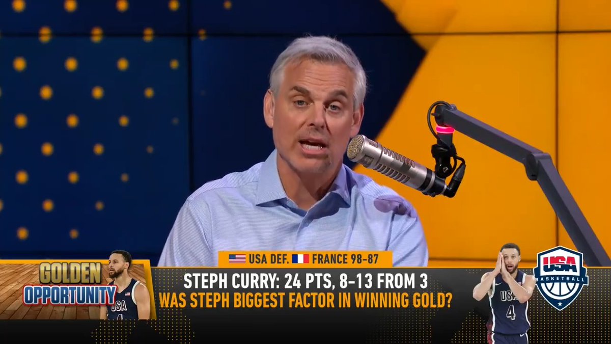 “[LeBron James] can duplicate almost anything. But he can’t do what Steph [Curry] does… Magic Johnson can’t do what Steph does... There’s only one guy and only one reason Team USA won the gold, and it’s not LeBron. It’s Steph.” — Colin Cowherd 👀
