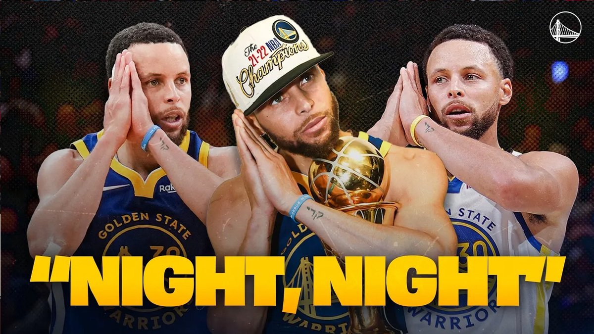 👀 every time Stephen has said 'Night, Night' in the NBA 😴