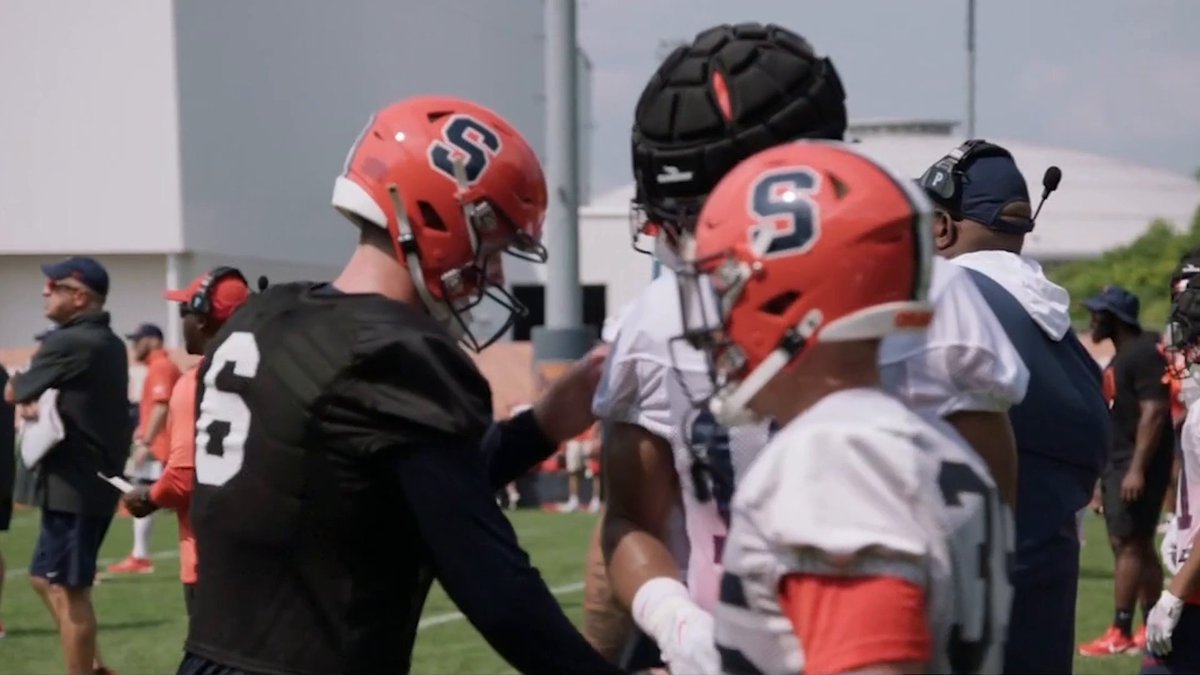 "Even though he's a new transfer guy, [Kyle McCord's] led the team from the day he walked in the door." Syracuse Football's Kyle McCord has taken his game to another level 📈