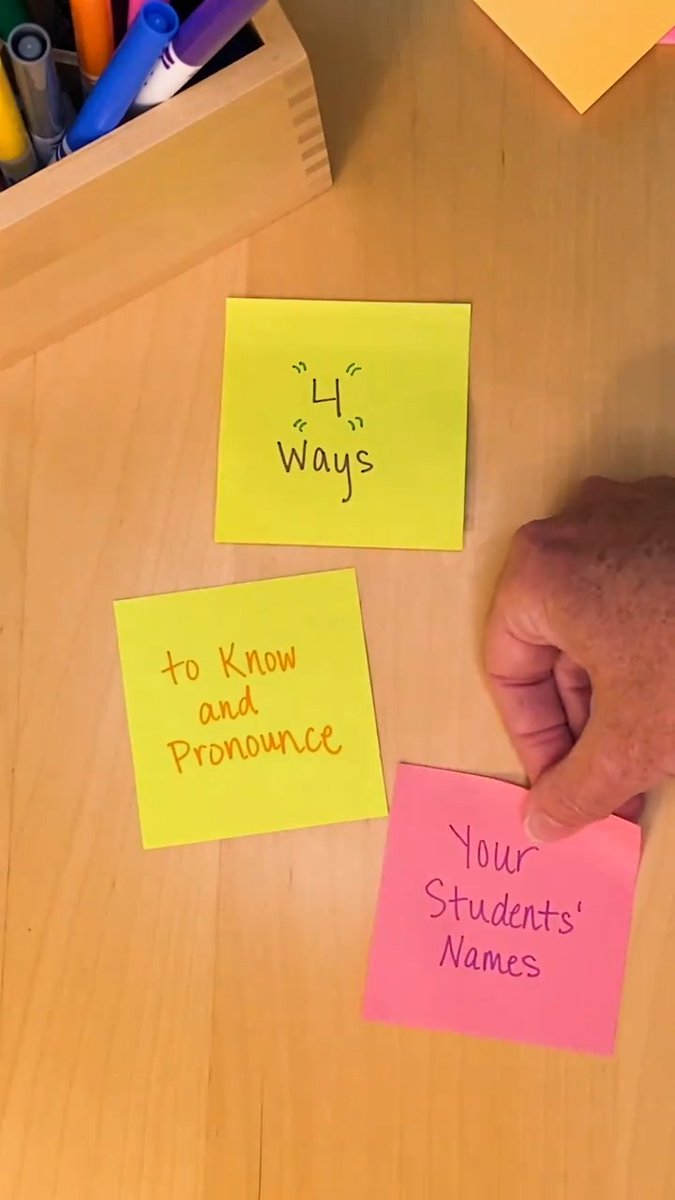 We all know the importance of knowing student names (and pronouncing them correctly), but it can be easier said than done! Here are some tips to help. 🤝