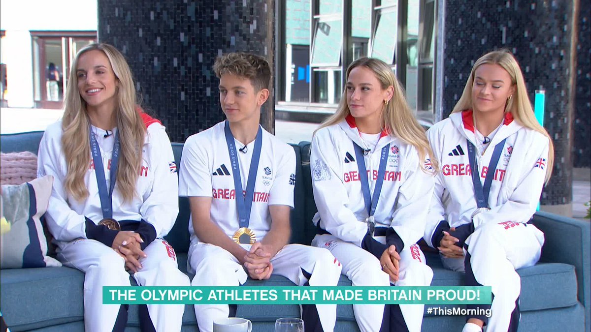 19-year-old climbing gold medallist Toby Roberts, silver-winning artistic swimming duo Izzy Thorpe and Kate Shortman, and British record-breaker, Georgia Bell, who won bronze in the 1,500 metres tell us all about their medal-winning performances in Paris 2024. 🥇🥈🥉