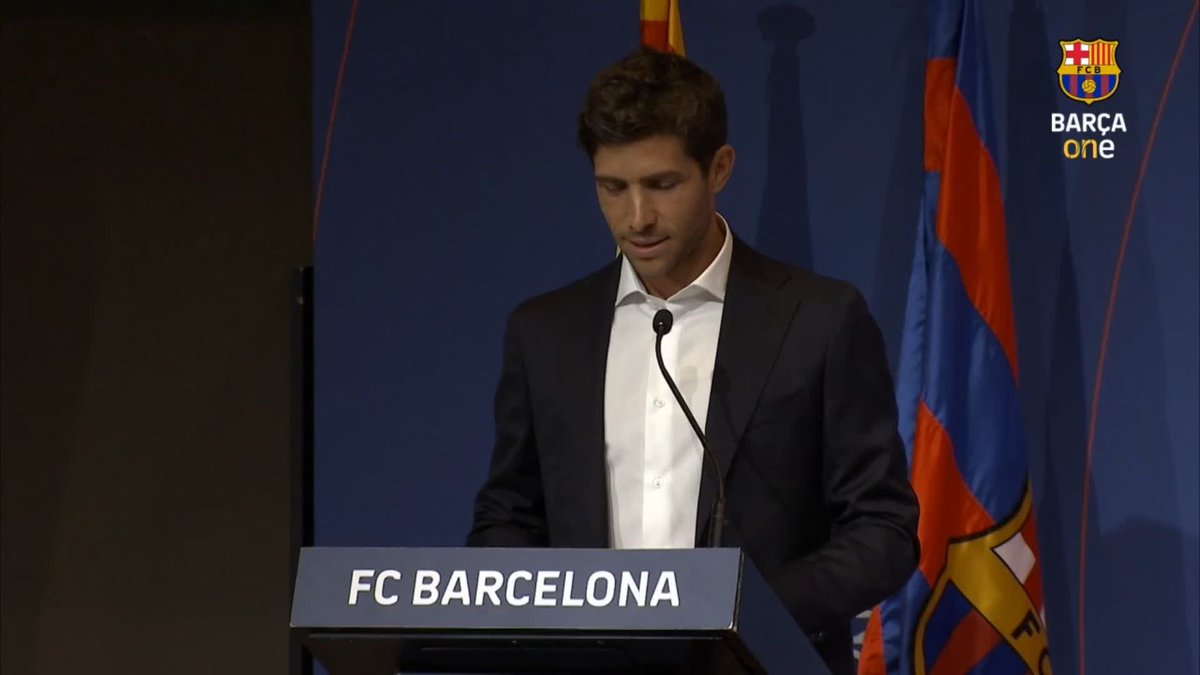🗣 Sergi Roberto's farewell speech