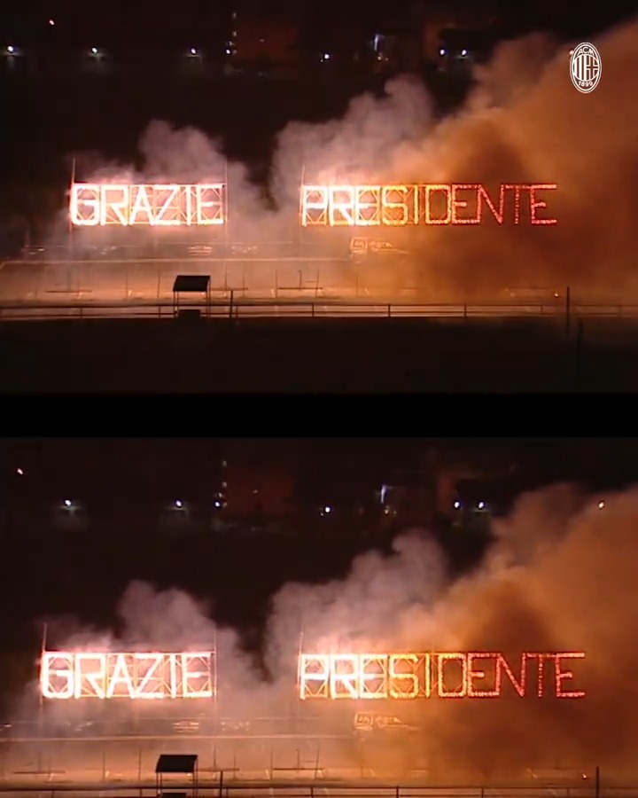 Due squadre, un cuore ❤ In honour of Silvio Berlusconi, his legacy will forever live on 💫 #MilanMonza #SempreMilan