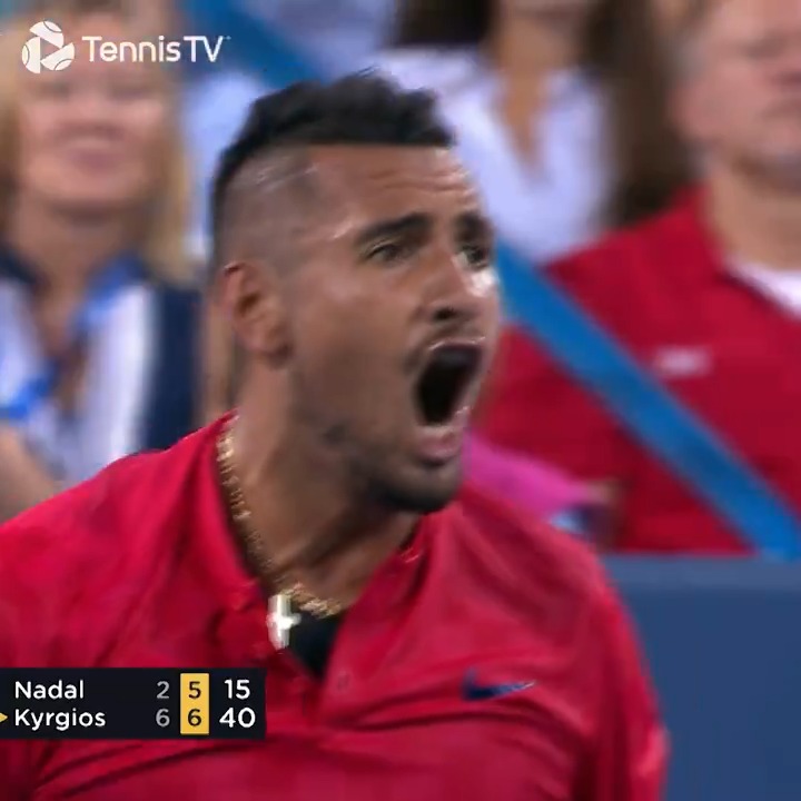 Unplayable ♨️ When Nicholas Kyrgios went all-out attack against Nadal 😮💨 #CincyTennis