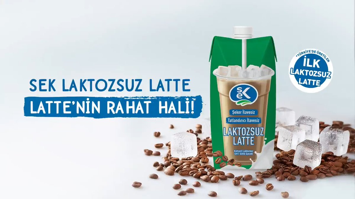 Bu yazın vazgeçilmeziyle hemen tanış 🧊☕️ Sek Laktozsuz Latte, lattenin rahat hali.