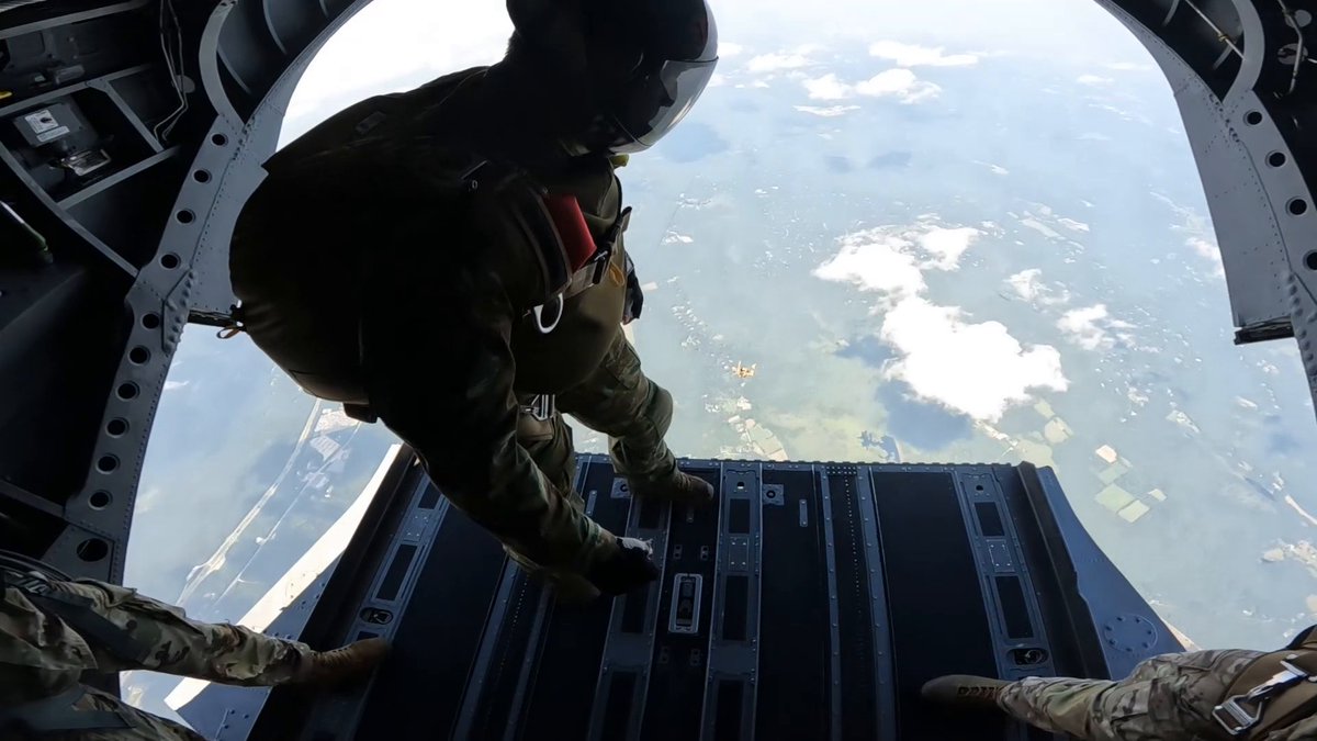 That's a wrap on Leapfest 2024! 🎥 Watch the highlights from the world's largest international static line parachute training event and competition, hosted by the RI National Guard. 🌎 16 nations, 1 shared spirit of airborne excellence. #Leapfest2024