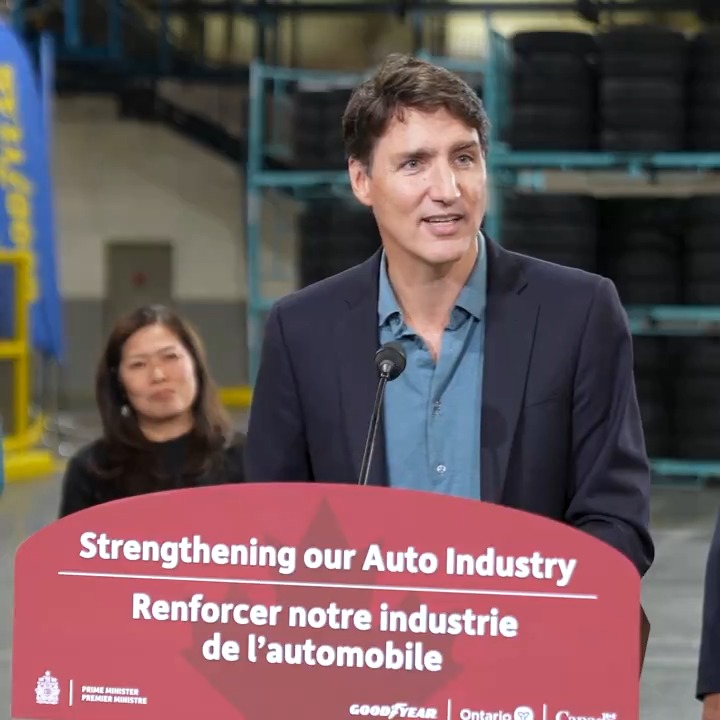 Conservatives won’t invest in Canadian industries. They don’t think we can build big things here. Well, we believe in Canadian workers. And so do companies like Goodyear, Honda, and General Motors.