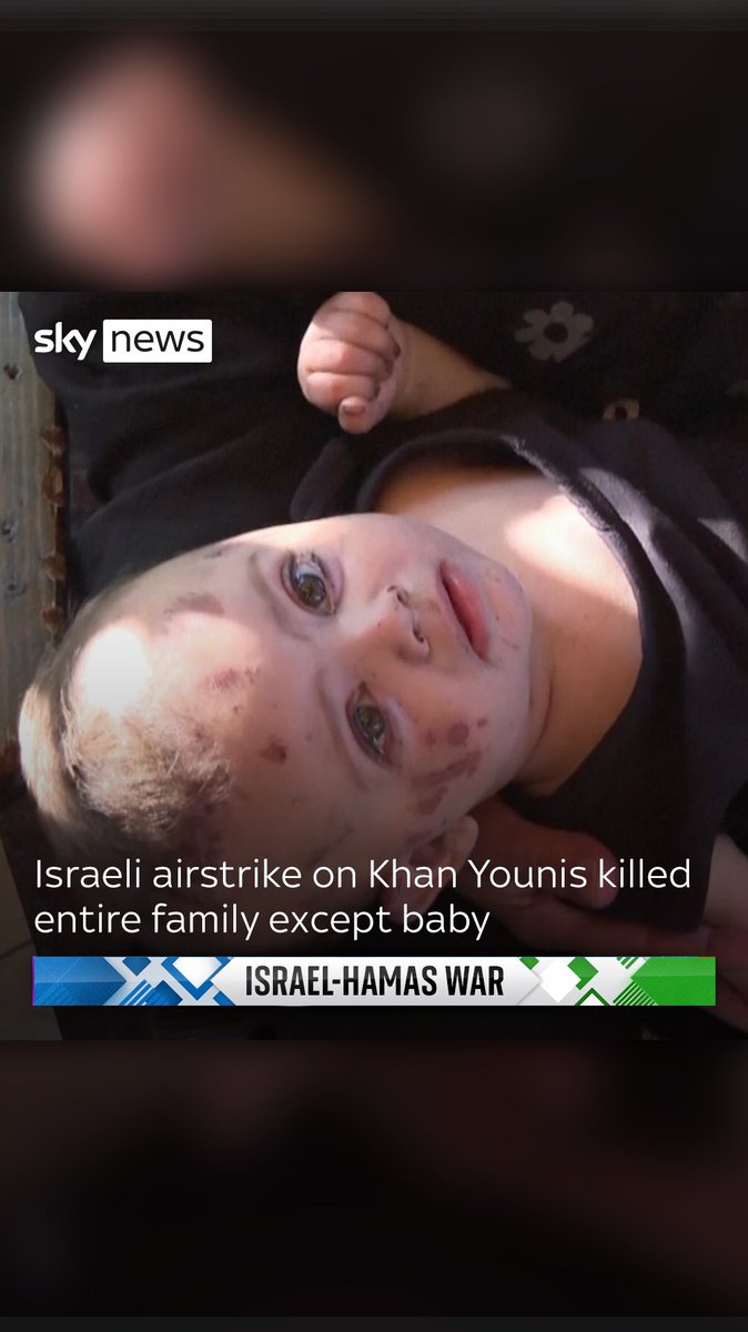 Three-month-old baby Reem was the only member of her family to survive an Israeli airstrike in the Gaza Strip on August 12.