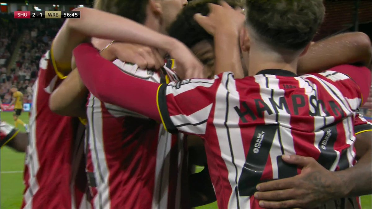 Rhian Brewster puts Sheffield United ahead against Ryan Reynolds' and Rob McElhenney's Wrexham 🔥