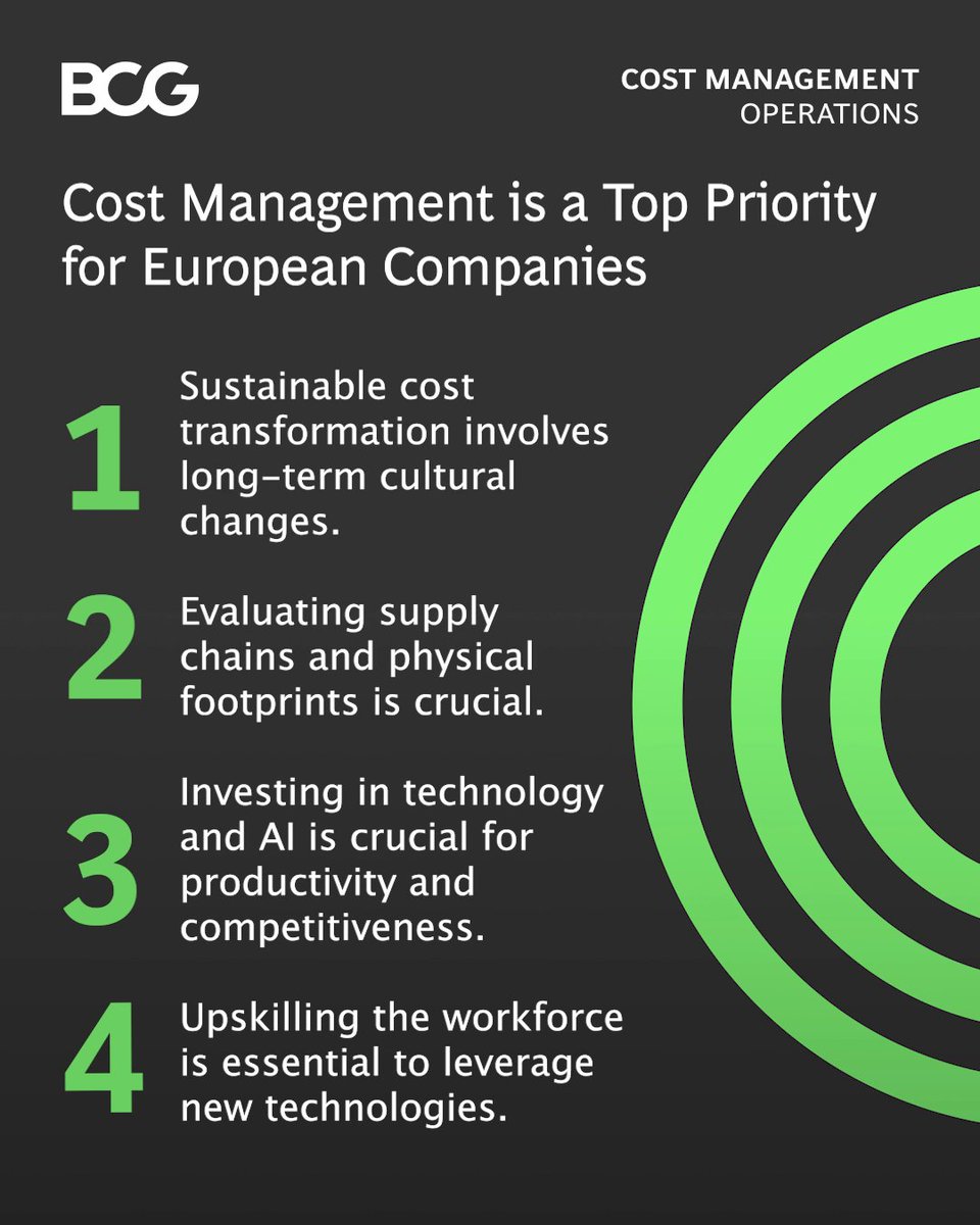 European leaders are keenly focused on cost—not just reducing it, but managing it strategically to fuel future growth. Yet the true cost challenge in the region lies not only in achieving initial savings but ensuring these benefits endure. Learn more: