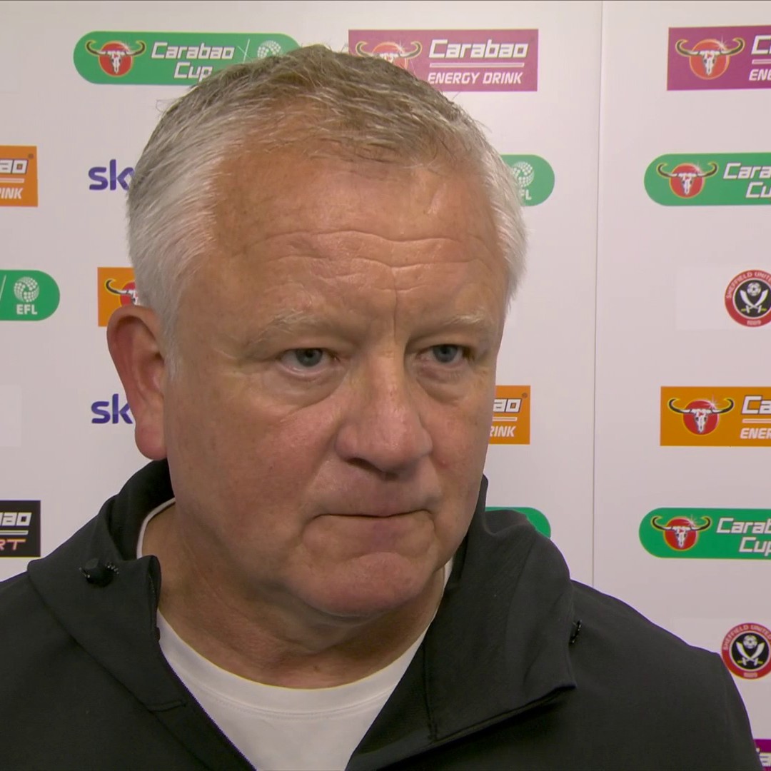 Chris Wilder reflects on a dominating win against Wrexham as his Sheffield United side progress through to the second round of the Carabao Cup 💪🗣
