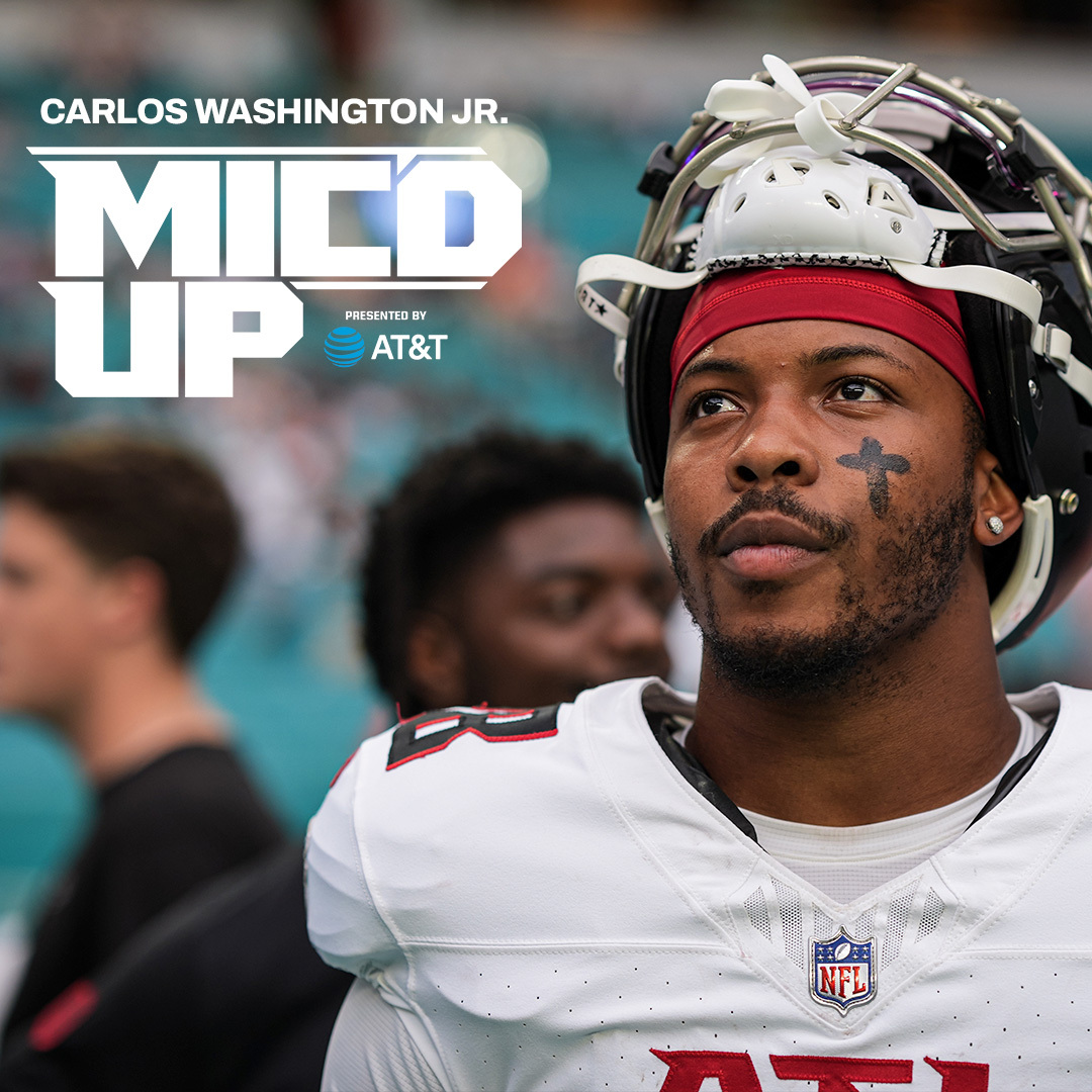 The mic was hot for Carlos Washington Jr.'s TD celebration 🤌
